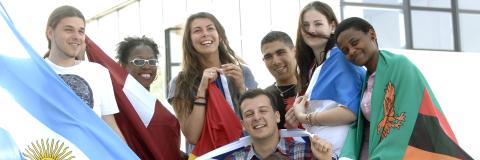Internationale Studierende der Hochschule Rhein-Waal